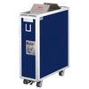 Full Size Airplane Rubbish Cart Trolley for Inflight Airline Aviation Waste Junk Trash