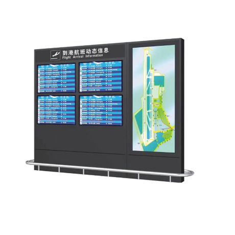 Metal Stand Flight Information Display System