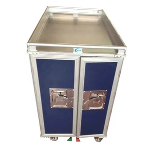Aluminum Coffee Trolley Cart for Airport Bus Station Train Station