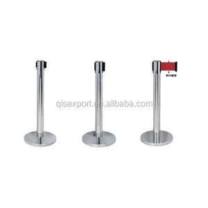 Stackable Safety Aluminium Retractable Queue Pole
