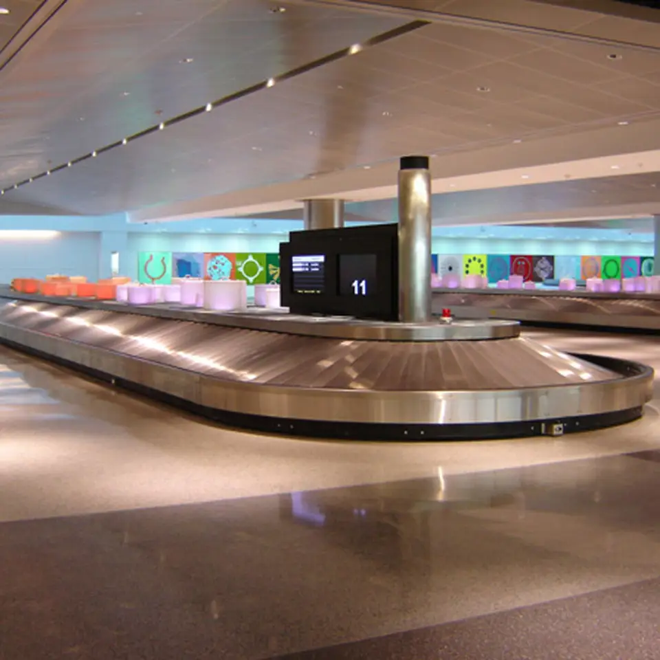 Airport Aviation Ground Baggage Luggage Carousel Conveyor Belt