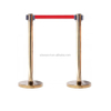 Stainless Steel Retractable Belt Queue Stand Pole Barrier for Airport