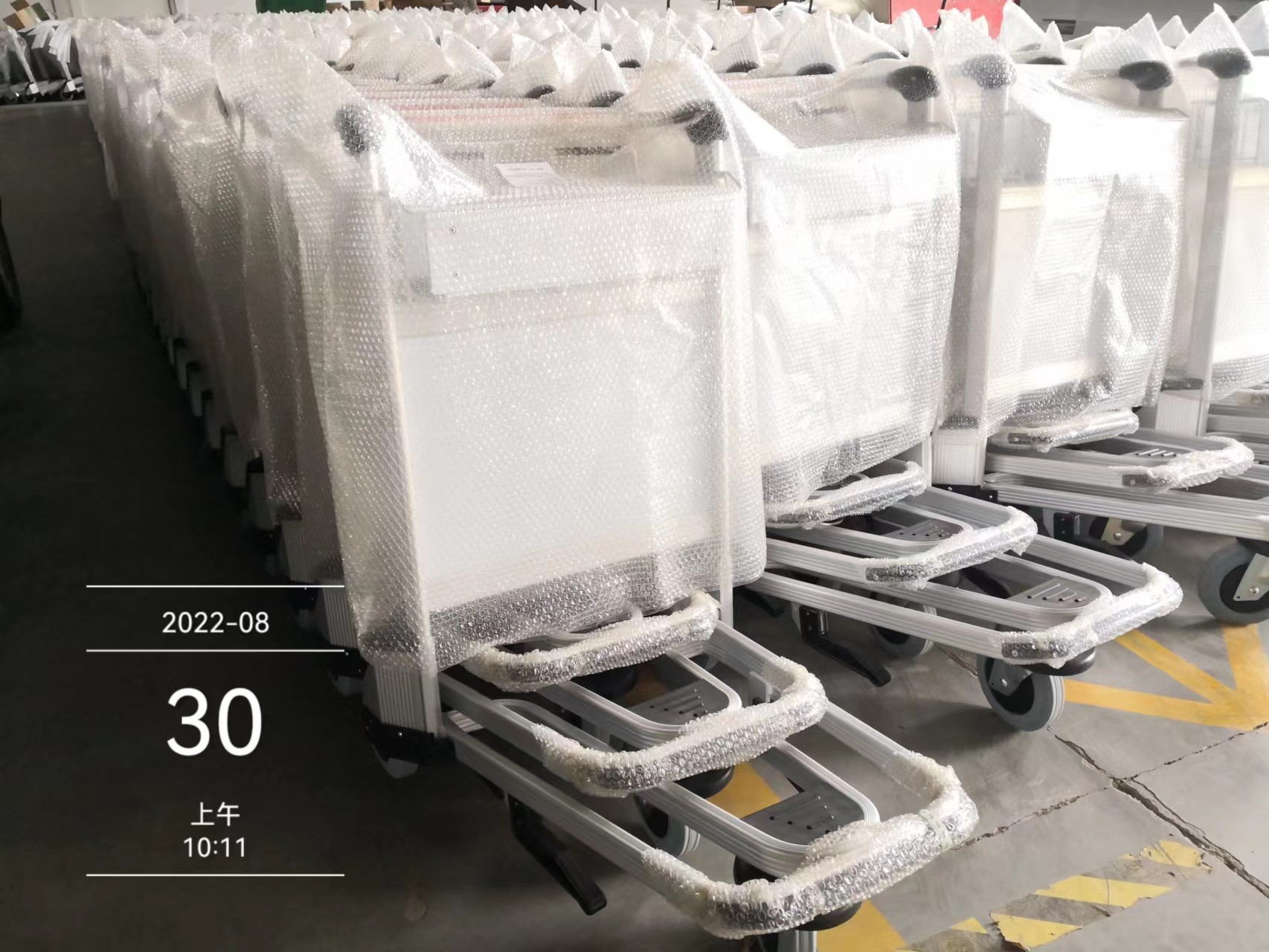 How to Pack Airport Baggage Trolley Shipped by FCL?
