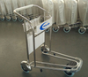 3 Wheels Stainless Steel Airport Luggage Baggage Trolley