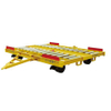 4 Wheels 3T Airport Container Pallet Tow Trailer Cargo Dolly