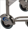 Stainless Steel Airport Luggage Cart with 3 Wheels