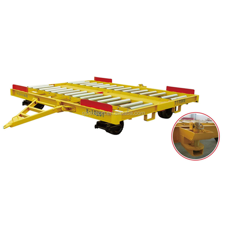 4 Wheels Airport Pallet Transport Dolly Trailer for Sale