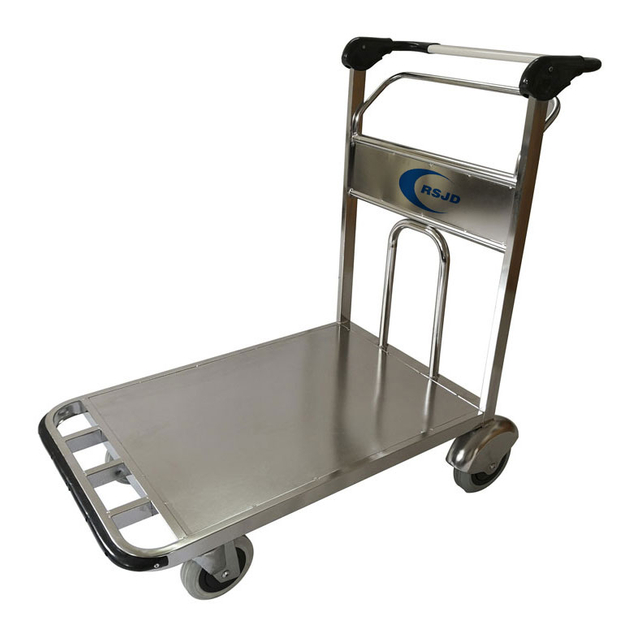 Airport Aviation Stainless Steel Heavy Hand Trolley